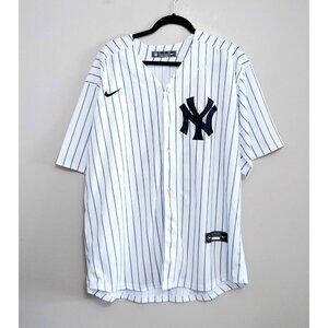 #99 Aaron Judge Pinstripe No Name Yankees Jersey Mens Large
